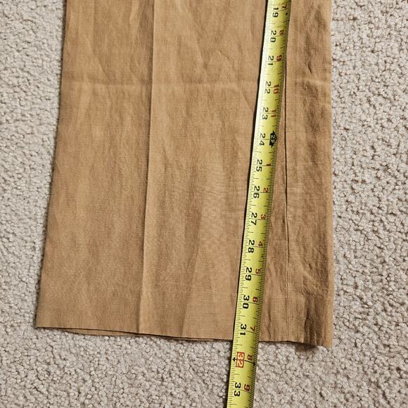 Lauren Ralph Lauren Silk Linen Relaxed Straight Pant 6 - Picture 7 of 8